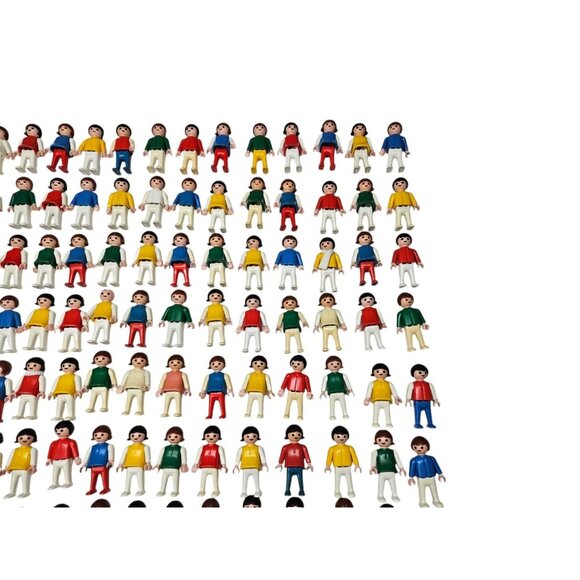 VTG 1981 Playmobil Geobra Children Kids People Figures Lot of 157 Pieces 1980s - Picture 3 of 6